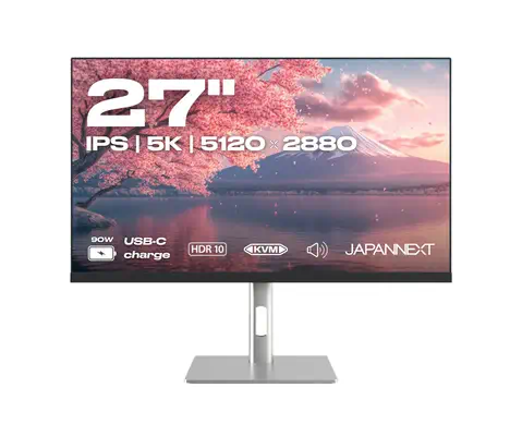 JAPANNEXT JN-IPS275K-HSPC9 écran plat de PC 68,6 cm (27") 5120 x 2880 pixels 5K Ultra HD LED Noir, A - Ecran Ordinateur - visuel 2