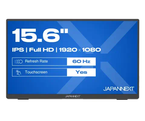 JAPANNEXT JN-MD-I156FHDR-T écran plat de PC 39,6 cm (15.6") 1920 x 1080 pixels Full HD LED Écran tac - Ecran Ordinateur - visuel 2