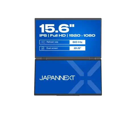 JAPANNEXT JN-DMD-IPS156F écran plat de PC 39,6 cm (15.6") 1920 x 1080 pixels Full HD LCD Noir - Ecran Ordinateur - visuel 4