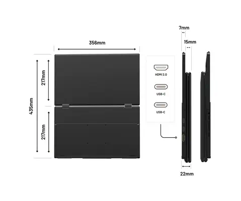 JAPANNEXT JN-DMD-IPS156F écran plat de PC 39,6 cm (15.6") 1920 x 1080 pixels Full HD LCD Noir - Ecran Ordinateur - visuel 5