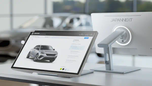 JN-IPS2152FHDR-C65W-FLD-T - JAPANNEXT - Ecran Ordinateur - visuel 2