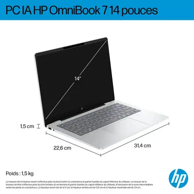 OmniBook 7 AI 14-fr0005nf - HP - PC Portable - visuel 6