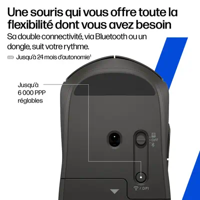 HP 405 Quiet Wireless Mouse - Souris - visuel 6