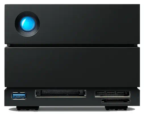 LaCie 2big Dock v2 boîtier de disques 60 To Bureau Noir - Station d'accueil pour portable - visuel 1