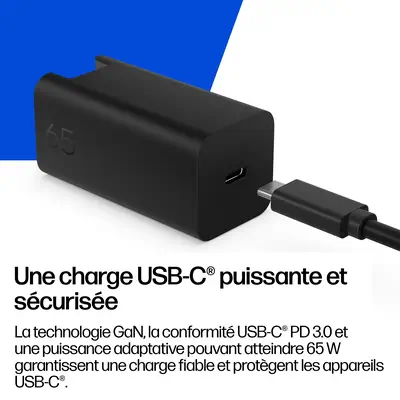 65W Gallium Nitride Wall Charger EURO SmartBuy - HP - Chargeur et alimentation - visuel 9
