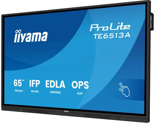 iiyama TE6513A-B2AG Écran d'affichage dynamique Écran plat interactif 163,8 cm (64.5") Wifi 500 cd/m - Affichage dynamique - visuel 6