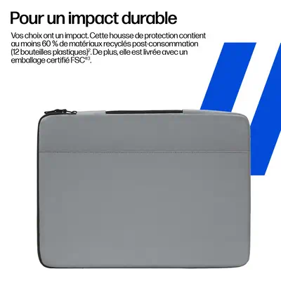 HP Protective Meteor Silver 15-16 Laptop Housse - Chargeur et alimentation - visuel 7
