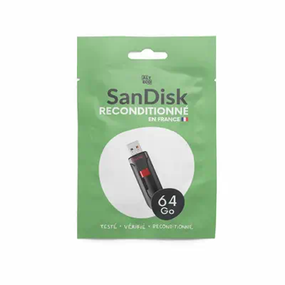 Clé USB 2.0 SanDisk 64 Go - Grade Reconditionné en France Très bon état - Sandisk - visuel 1