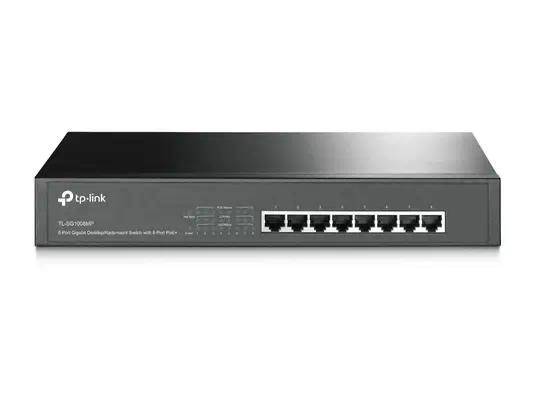 TP-Link TL-SG1008MP commutateur réseau Non-géré Gigabit Ethernet (10/100/1000) Connexion Ethernet, s - Switchs et Hubs - visuel 1