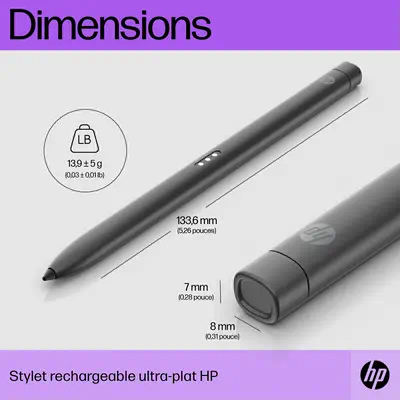 Stylet rechargeable ultra-plat HP - Dispositif pointage - visuel 6