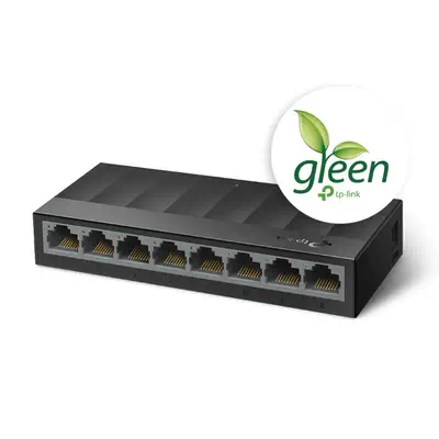 TP-Link LS1008G commutateur réseau Non-géré Gigabit Ethernet (10/100/1000) Noir - Switchs et Hubs - visuel 2