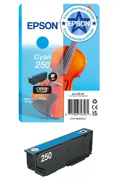 Cartouche d’encre cyan Claria Photo HD 250 Violon - Epson - Cartouches d'encre - visuel 1