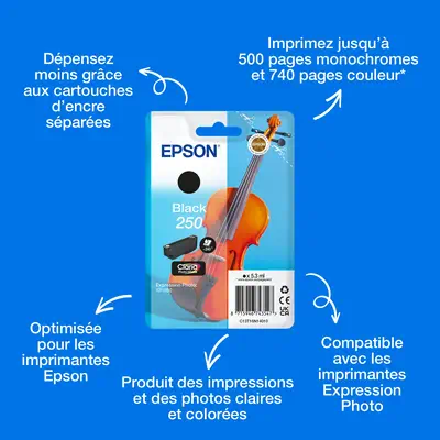 Cartouche d’encre noire Claria Photo HD 250 Violon - Epson - Cartouches d'encre - visuel 2