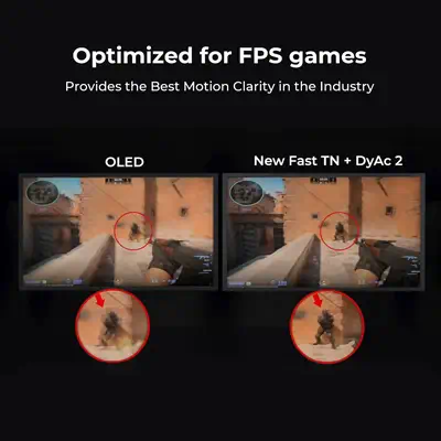 ZOWIE XL2566X+ écran plat de PC 62,2 cm (24.5") 1920 x 1080 pixels Full HD Noir - Zowie - Ecran Ordinateur - visuel 4