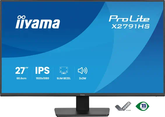 iiyama ProLite X2791HS-B1 écran plat de PC 68,6 cm (27") 1920 x 1080 pixels Full HD LED Noir - Ecran Ordinateur - visuel 2