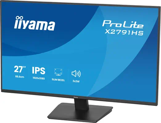 iiyama ProLite X2791HS-B1 écran plat de PC 68,6 cm (27") 1920 x 1080 pixels Full HD LED Noir - Ecran Ordinateur - visuel 7