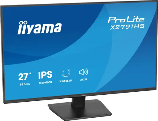 iiyama ProLite X2791HS-B1 écran plat de PC 68,6 cm (27") 1920 x 1080 pixels Full HD LED Noir - Ecran Ordinateur - visuel 5