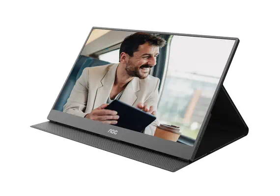 AOC 16T20E2 téléviseur et moniteur portables Moniteur portable Noir 39,6 cm (15.6") LED 1920 x 1080  - Ecran Ordinateur - visuel 10