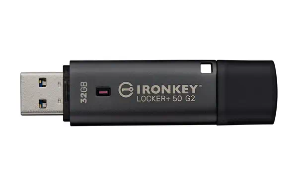 32 Go IronKey Locker Plus 50 G2, FIPS 197, AES-256 - Kingston - Disque dur Externe - visuel 2
