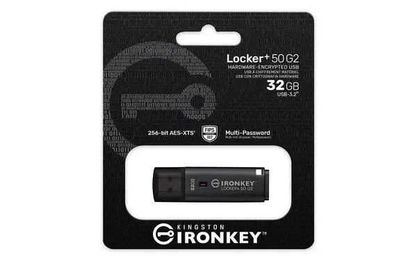 32 Go IronKey Locker Plus 50 G2, FIPS 197, AES-256 - Kingston - Disque dur Externe - visuel 4