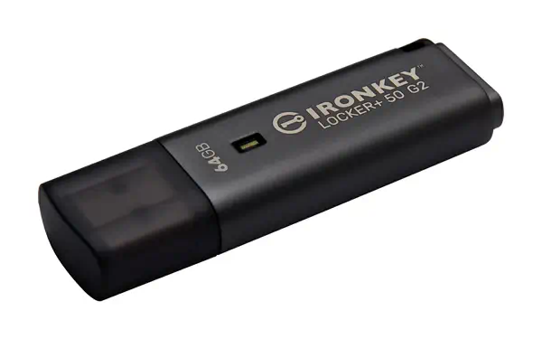 64 Go IronKey Locker Plus 50 G2, FIPS 197, AES-256 - Kingston - Disque dur Externe - visuel 3