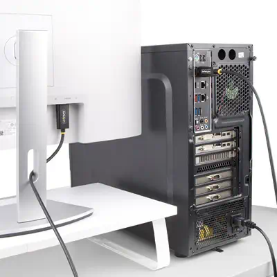 Câble Adaptateur DisplayPort vers HDMI de 4m, 4K 60Hz avec HDR, DP vers HDMI 2.0b, Convertisseur Vid - StarTech - Switchs et Hubs - visuel 8