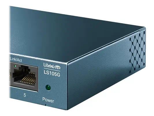 TP-LINK LiteWave 5-Port Gigabit Desktop Switch 5 Gigabit RJ45 Ports Desktop Steel Case - TP-Link - Switchs et Hubs - visuel 3