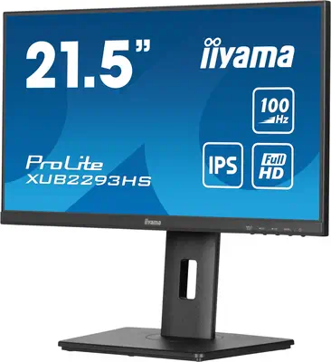 iiyama ProLite XUB2293HS-B6 écran plat de PC 54,6 cm (21.5") 1920 x 1080 pixels Full HD LED Noir - Ecran Ordinateur - visuel 5