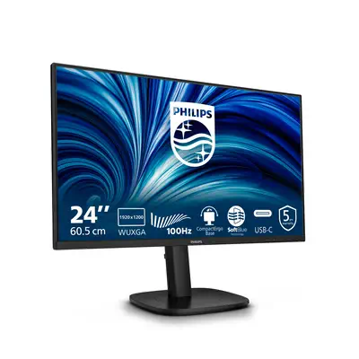 Philips 3000 series 24B2N3200D/00 écran plat de PC 61,2 cm (24.1") 1920 x 1200 pixels WUXGA LCD Noir - Ecran Ordinateur - visuel 2