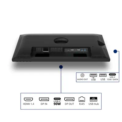 Philips 3000 series 24B2U3301D/00 écran plat de PC 61,2 cm (24.1") 1920 x 1200 pixels WUXGA LCD Noir - Ecran Ordinateur - visuel 6