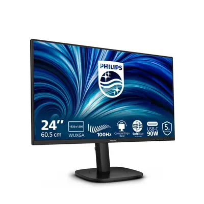 Philips 3000 series 24B2U3301D/00 écran plat de PC 61,2 cm (24.1") 1920 x 1200 pixels WUXGA LCD Noir - Ecran Ordinateur - visuel 2