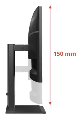 AOC E4 U27E4CV écran plat de PC 68,6 cm (27") 3840 x 2160 pixels 4K Ultra HD LED Noir - Ecran Ordinateur - visuel 4