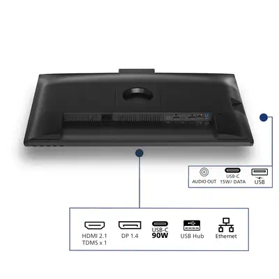 Philips 3000 series 27B2U3601H/00 écran plat de PC 68,6 cm (27") 2560 x 1440 pixels Quad HD LCD Noir - Ecran Ordinateur - visuel 4