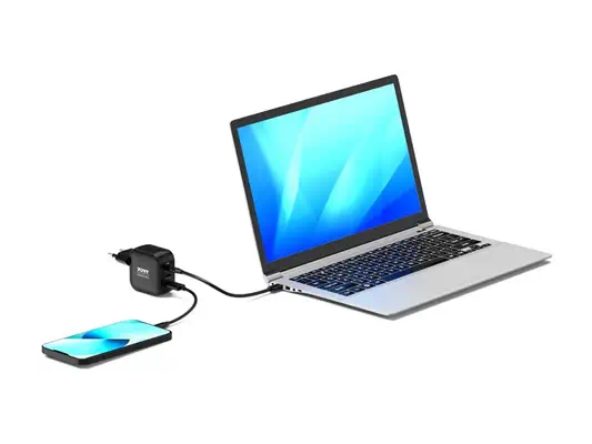 PORT DESIGNS Wall Charger Type C PD 65W GaN + CtoC CABLE 2M EU - Port Designs - Chargeur et alimentation - visuel 2