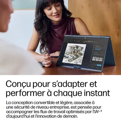 EliteBook X Flip G2i 14 inch Notebook Next Gen AI PC Wolf Pro Security Edition - HP - PC Portable - visuel 6