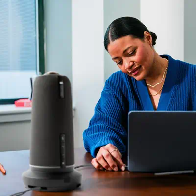 Meeting Owl 5 Pro – Caméra de visioconférence intelligente 4K à 360 degrés, microphone et haut-parle - Owl Labs - Visioconférence - visuel 7