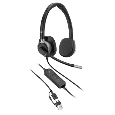 Micro-casque filaire USB binaural HP Poly Mission 625 - Casque Micro - visuel 3