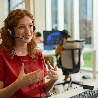 Micro-casque filaire USB binaural HP Poly Mission 625 - Casque Micro - visuel 10