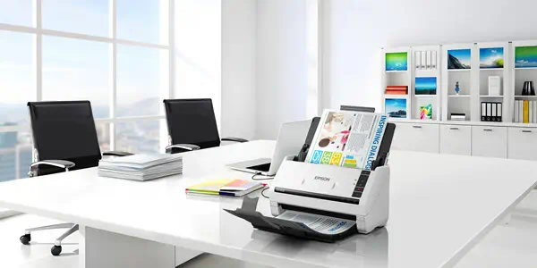 Epson WorkForce DS-530III Alimentation feuille à feuille de scanner 600 x 600 DPI A4 Blanc - Scanner - visuel 2