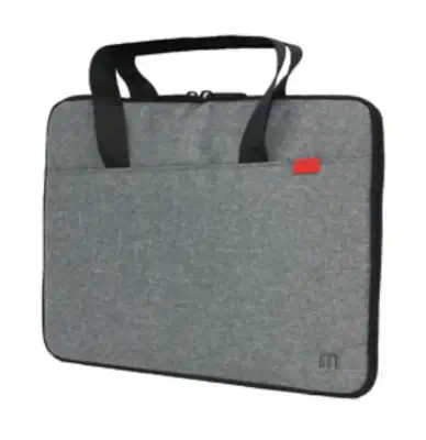 Mobilis Trendy Sleeve 35,6 cm (14") Housse Noir, Gris - Sacoche & Housse - visuel 1
