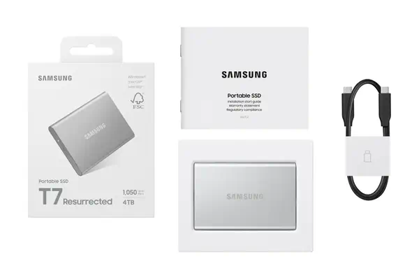 Samsung SSD Externe T7 Resurrected 4To - Disque dur SSD - visuel 8