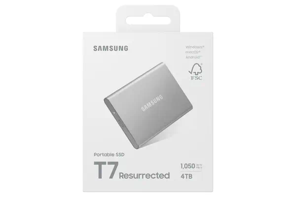 Samsung SSD Externe T7 Resurrected 4To - Disque dur SSD - visuel 4