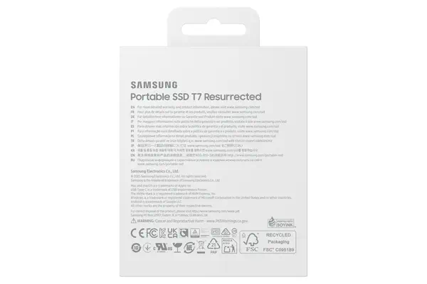 Samsung SSD Externe T7 Resurrected 4To - Disque dur SSD - visuel 5