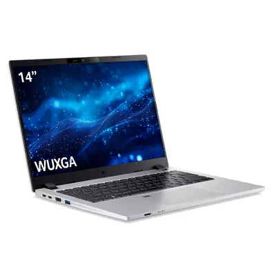 Acer TravelMate TMP214-56-TCO-58VG Intel Core 5 120U Ordinateur portable 35,6 cm (14") WUXGA 16 Go D - PC Portable - visuel 1