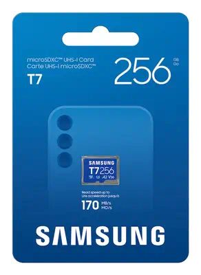 Samsung T7 256 Go MicroSDXC UHS-I - Carte Mémoire - visuel 4