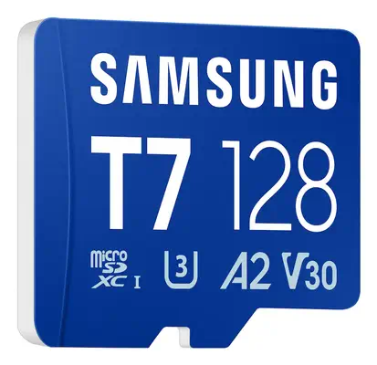 Samsung T7 128 Go MicroSDXC UHS-I - Carte Mémoire - visuel 3