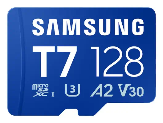Samsung T7 128 Go MicroSDXC UHS-I - Carte Mémoire - visuel 1