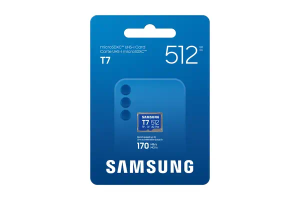 Samsung Carte microSD T7 512 Go - Carte Mémoire - visuel 4