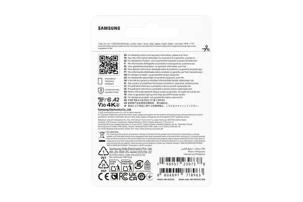 Samsung Carte microSDXC™ UHS-I 256 Go - Carte Mémoire - visuel 5