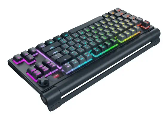 CHERRY XTRFY MX 8.3 TKL Wireless clavier Gaming USB + RF Wireless + Bluetooth AZERTY Français Gris - Clavier - visuel 3
